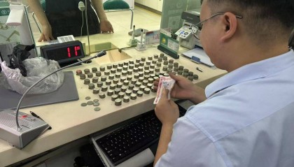农行济宁微山支行：耐心兑换零钱币服务获客户认可