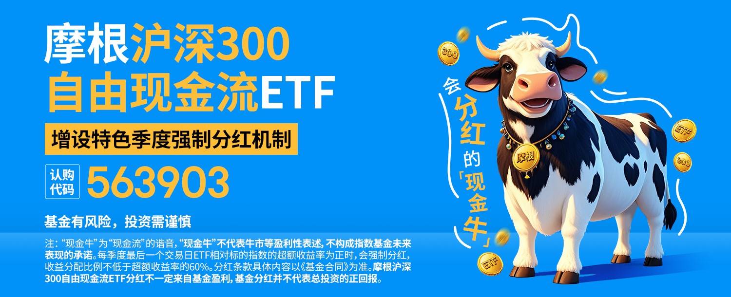 机构：中国股票市场中短期仍具备相对韧性！摩根沪深300自由现金流ETF(认购代码：563903)今起发售，一键布局高财务健康度优质企业