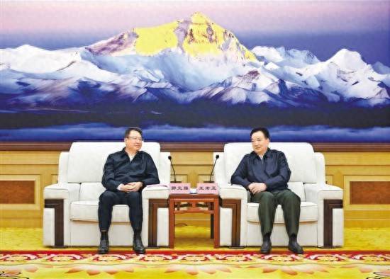 王君正与湖北省委常委、武汉市委书记郭元强座谈