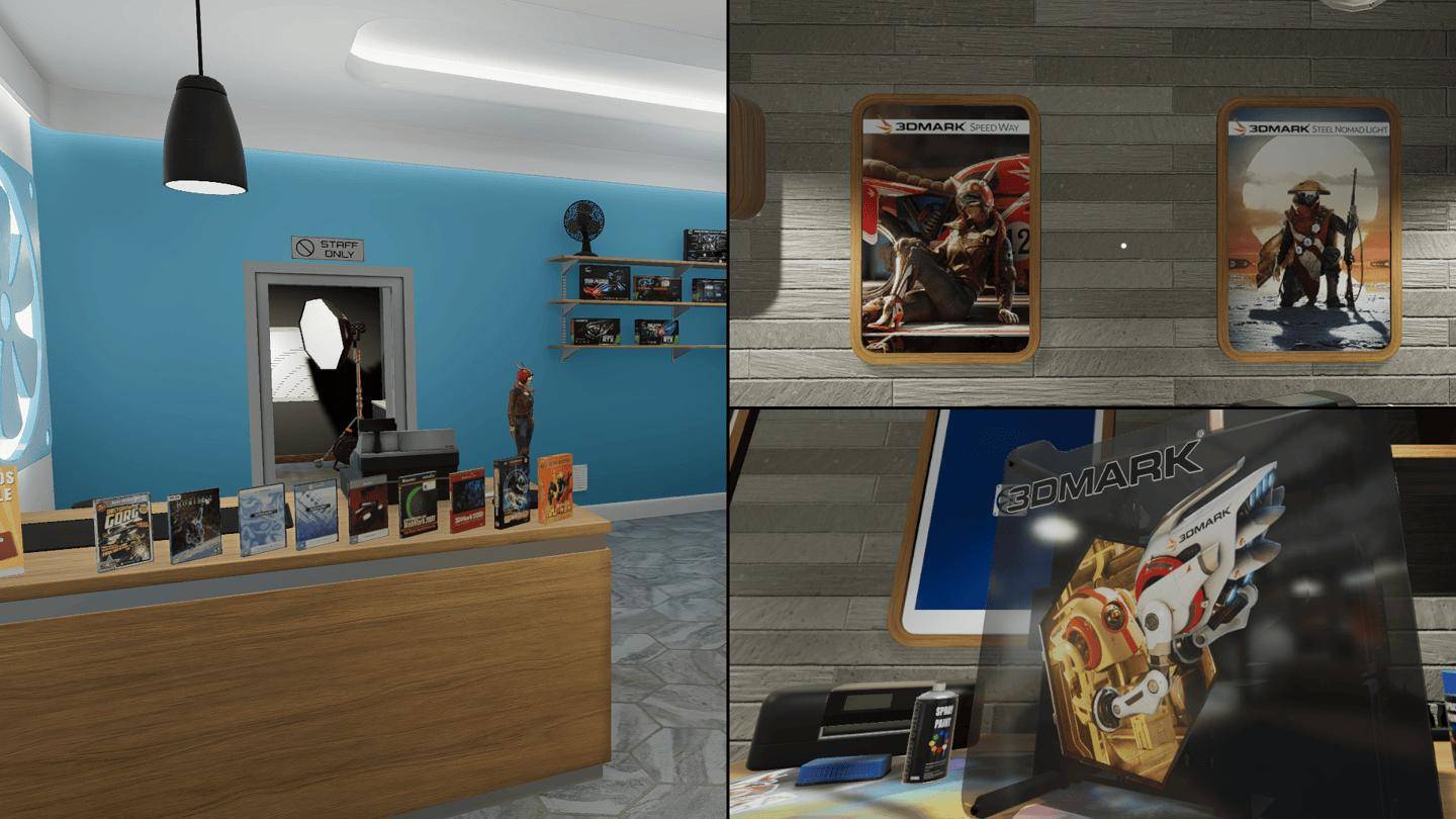 虚拟装机要有虚拟测试，3DMark Speed Way 加入《装机模拟器 2》