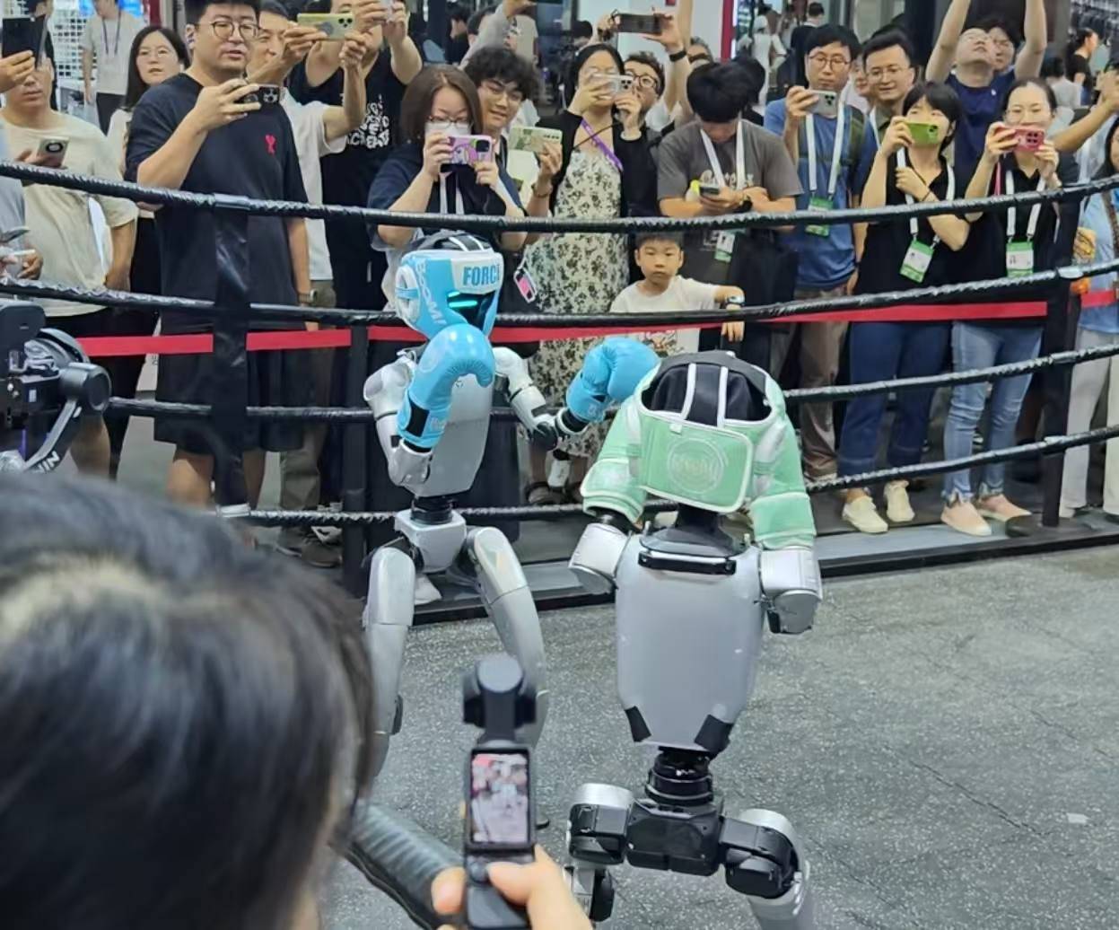 直击史上最热闹WAIC：黄牛票炒上千，参展AI模型减半，超150台人形机器人“炸场”